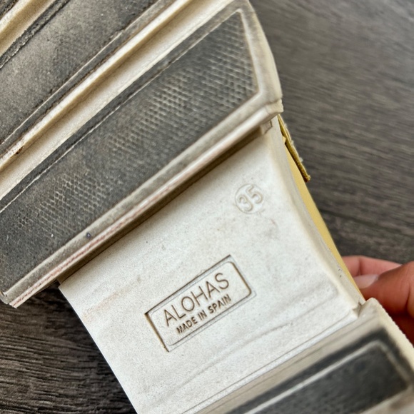 Alohas Trailblazer Leather Chunky Loafers in Mellow Yellow Size EU 35 US5 - Picture 5 of 5